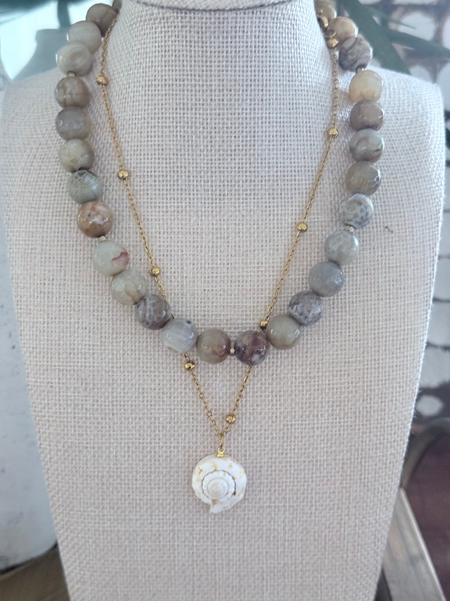 White Shell Necklace