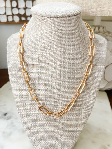 PAPERCLIP CHAIN | GOLD FILLED