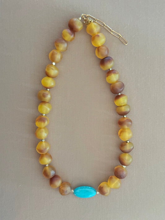Turquoise Howlite Pendant