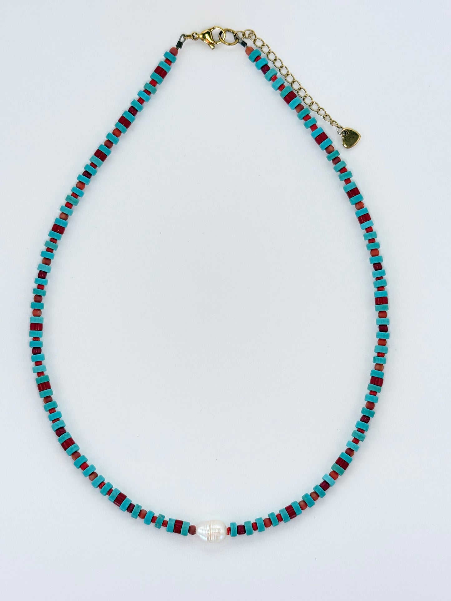 Turquoise | Red