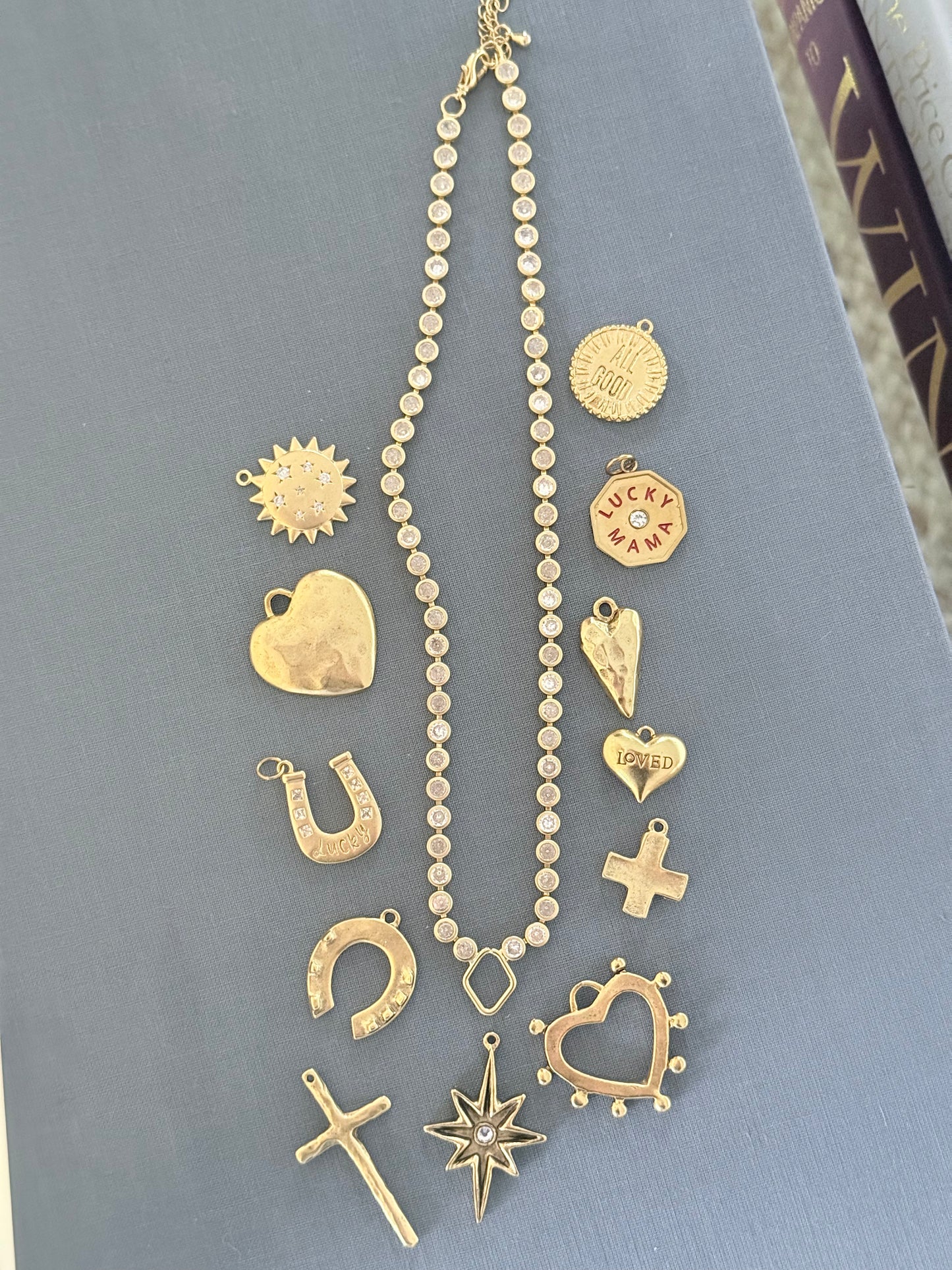 CZ Tennis Chain | Charm Necklace