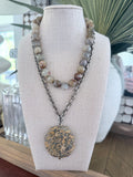 Leopard Jaspar Necklace
