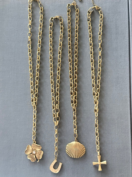 Charm Drop Necklace