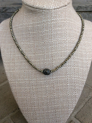 PYRITE WITH PENDANT