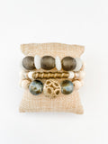 TRIBAL STACK  BLUE/BROWN